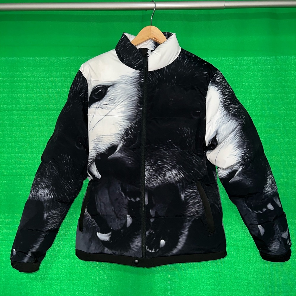 Saints And Sinners Wolf Puffer Jacket